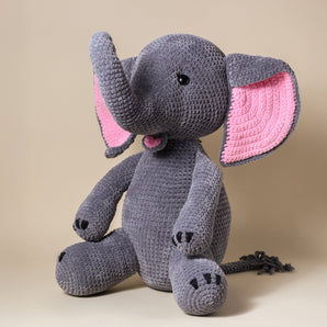 crochet kit elephant fred